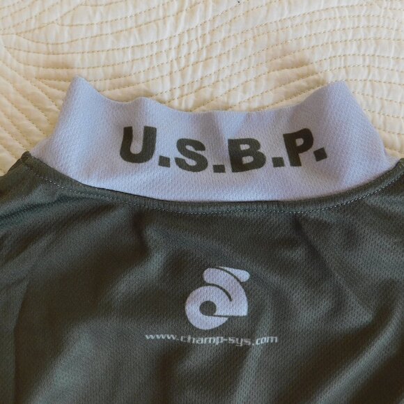 Limited Edition USBP Border Patrol full zip race fit cycling training jersey S - Picture 8 of 16